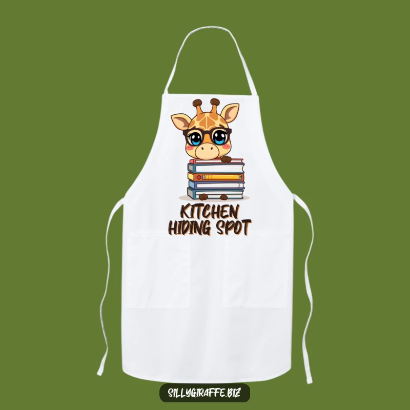 Funny Giraffe Files Apron - Hilarious Protection for Shy Chefs